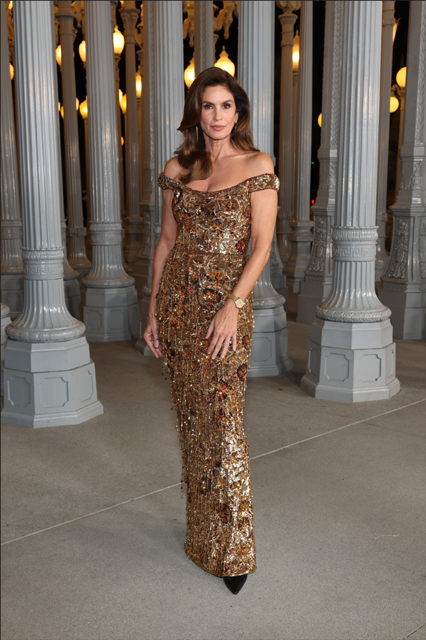 Cindy Crawford Wears OMEGA at LACMA Art+ Film Gala